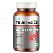 Front - TrueBasics Astaxanthin with 4mg AstaReal,  30 capsules 