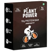 1 - Plant Power 10g Protein Bar,  6 Piece(s)/Pack  Choco Nutty 