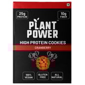 3 - Plant Power High Protein Cookies,  100 g  Cranberry 