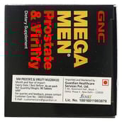 back - GNC Mega Men Prostate & Virility,  90 caplets  Unflavoured 