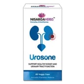 Front - Nisarga Herbs Urosone,  60 capsules 