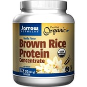 Jarrow Formulas Organic Brown Rice Protein Concentrate,  1.1 lb  Vanilla 