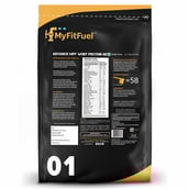 Back - MyFitFuel Advance MFF Whey Protein 80, 4.4 lb Vanilla Creme