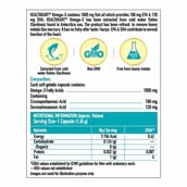 4 - HealthKart Omega 3 1000mg with 180mg EPA and 120mg DHA OP,  60 softgels 