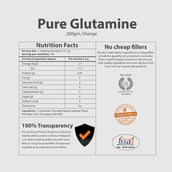 supplement - MyFitFuel Pure Glutamine,  0.44 lb  Orange 