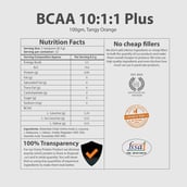 supplement - MyFitFuel BCAA 10:1:1 Plus,  0.22 lb  12 Servings  Tangy Orange 
