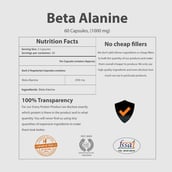 supplement - MyFitFuel Beta Alanine 1000 mg,  60 capsules  Unflavoured 