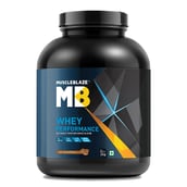 New - MuscleBlaze Whey Performance (70%) Protein, 4.4 lb Cafe Mocha