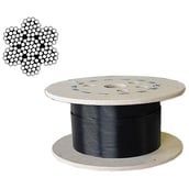 1 - B Fit USA Gym Wire 6 mm 20 Meters Rope, PU Coated Cable Inside Steel