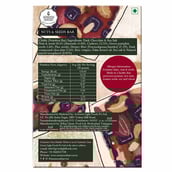 back - Monsoon Harvest Nuts and Seeds Bar, 6 bar(s) Dark Chocolate & Sea Salt