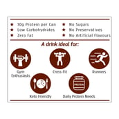 Benefit1 - MuscleBlaze Sparkling Protein Water (10g Protein), 6 Piece(s)/Pack Refreshing Twin Flavour Pack
