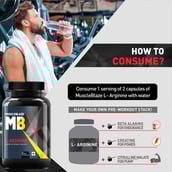 Consume - MuscleBlaze L-Arginine,  90 capsules 