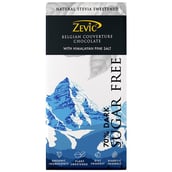 Zevic 70% Dark Sugar Free with Himalayan Pink Salt,  Belgian Couverture Chocolate  1 Piece(s)/Pack 