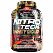 MuscleTech Nitrotech 100% Whey Gold, 5.53 lb Cookies and Cream