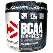 Dymatize BCAA Complex 2200,  200 caplets  50 Servings  Unflavoured 