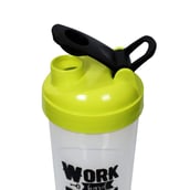 1 - Greenbee Work Dream Never Protein Shaker,  Transparent with Green Cap  700 ml 