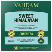 3 - VAHDAM Sweet Himalayan Green Tea,  15 Piece(s)/Pack  Natural 