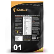 Back - MyFitFuel Advance MFF 100% Whey Protein,  11 lb  Chocolate Banana Cookie 