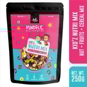 1 - Eat Anytime Mindful Healthy Trail Mix Snack for Kids, Nuts Fruit Cereal Loops 0.250 kg