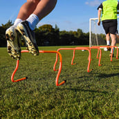 3 - Fitsy Speed Agility Hurdle (AR2419),  Orange  12 Inches 6 Piece 