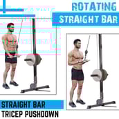 1 - Fitsy Straight Press Down Chrome Bar (AR2194),  Silver 