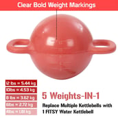 2 - Fitsy Adjustable Water Kettlebell