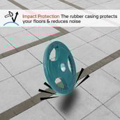 3 - Fitsy Olympic Weight Plates for Gym (Pair),  Green  10 kg 