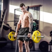 3 - Fitsy Olympic Weight Plates for Gym (Pair),  Yellow  15 kg 