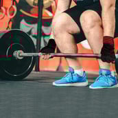 1 - Fitsy Weight Lifting Gloves with Wrist Support Strap,  Red  Large 