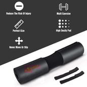 Fitsy Barbell Squats Pad Black,  Black 