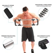 3 - Fitsy Super Push Down Bar,  Silver and Black 