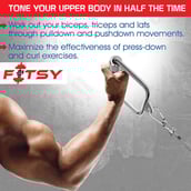 2 - Fitsy 6Pc Cable Attachments - Chrome,  Silver 