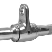 3 - Fitsy U Shape Press Down Chrome Bar,  Silver 