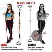 3 - Fitsy Toning Tube and Band Set (AR1886-AR2529),  Multicolor  12 PCS 