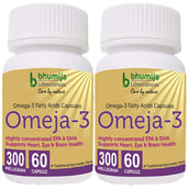 Bhumija Omeja 3 Fatty Acid (300 mg Pack of 2),  60 capsules 