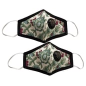 MASKS4U Indawo Breatheasy Premium Mask Pack of 2,  Multicolor 