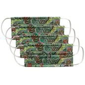 MASKS4U Flos Soft Shield Mask Pack of 4, Multicolor