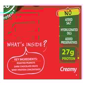 Benefit - Nouriza Dark Chocolate Peanut Butter Spread (Creamy),  1 kg  Added Whey Protein 