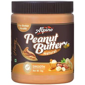2 - Alpino Natural Honey Peanut Butter,  1 kg  Smooth 