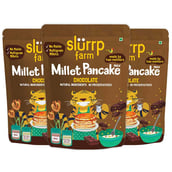 1 - Slurrp Farm Millet Pancake Mix, Chocolate (Pack of 3) 150 g