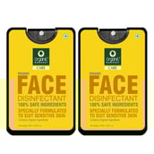 1 - Organic Harvest Face Disinfectant Mist,  Fragrance Free  20 ml  for Sensitive Skin (Pack of 2) 