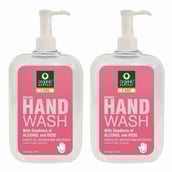 3 - Organic Harvest Hand Wash, Alcohol & Rose 250 ml Fights All Viruses & Bacteria (Pack of 2)