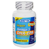 Deva Vegan Omega-3 DHA-EPA,  90 veggie capsule(s) 