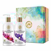 1 - Mom & World Hair Strengthening Shampoo + Hair Strengthening Conditioner,  300 ml  Protein Shampoo for Thicker and Fuller Hair 