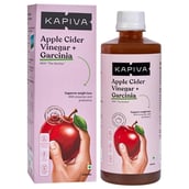 2 - Kapiva Apple Cider Vinegar + Garcinia (Supports Weight Loss),  0.5 L  Unflavoured 