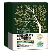 1 - Morpheme Remedies Handmade Luxury Soap, 125 g Lemongrass & Lavender