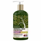 Front - Morpheme Remedies Bhringraj Onion & Black Seed Combo,  2 Piece(s)/Pack  Hair Shampoo 300ml + Hair Oil 200ml 