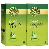 Laplant Pure Green Tea, 25 Piece(s)/Pack Unflavoured(Pack of 2)