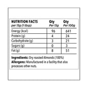 supplement - The Butternut Co. Unsweetened Almond Butter,  Crunchy  1 kg 