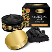 4 - Oriental Botanics Activated Charcoal 4 IN 1 Face Scrub,  100 g  Exfoliate, Detoxify, Brighten & Refresh 